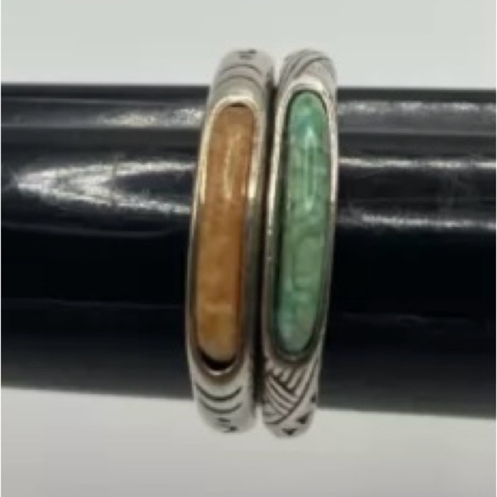 Carolyn Pollack Relios Stackable Gemstone Band Ri… - image 3